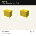 3D BoxLab full and mini 3-tier birthday reveal box duo pack